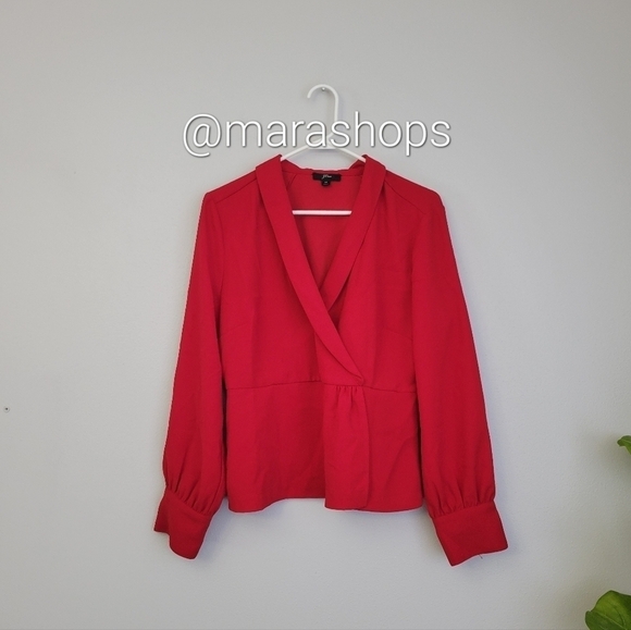 J. Crew Drapey faux-wrap top - Picture 2 of 5